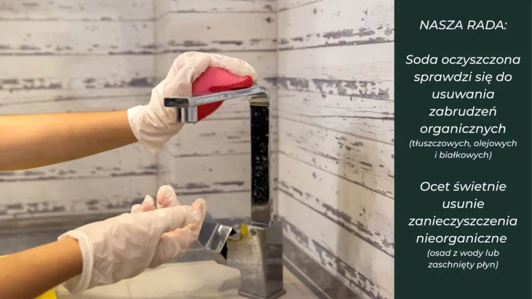 Jak wyczyścić zlew sodą i octem i uzyskać błyszczący efekt